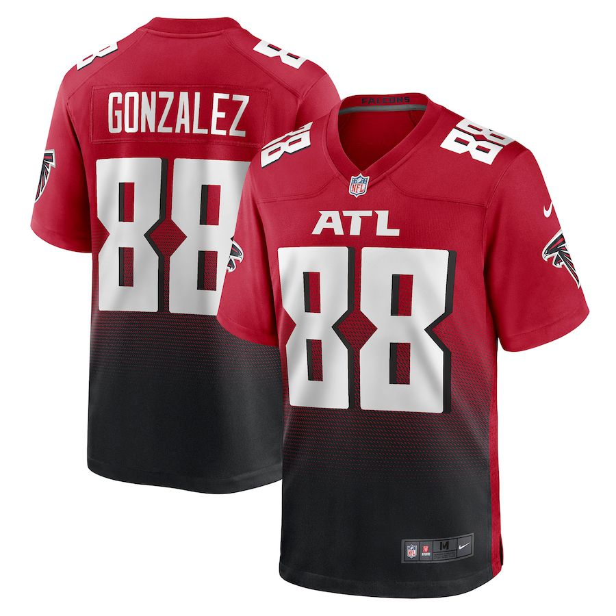Men Atlanta Falcons 88 Tony Gonzalez Nike Red Retired Player Alternate Game NFL Jersey